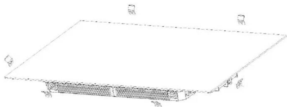 HAIER HAMTSJP86MC - Ajuste de la posicion de las abrazaderas - 1
