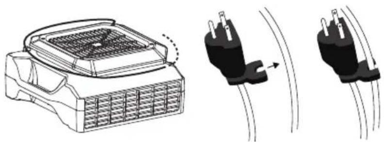 XPower XL760AM - Organize the Cord - 1