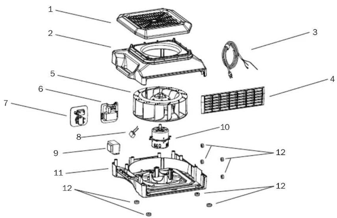 XPower XL760AM - Parts Description - 1