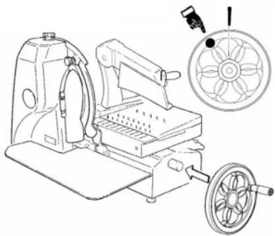 Berkel 330M - Assembly of the fl ywheel: - 3