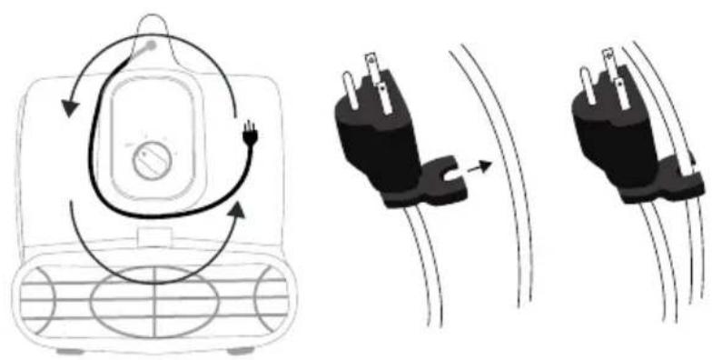 XPower X600A - Organize the Power Cord - 1