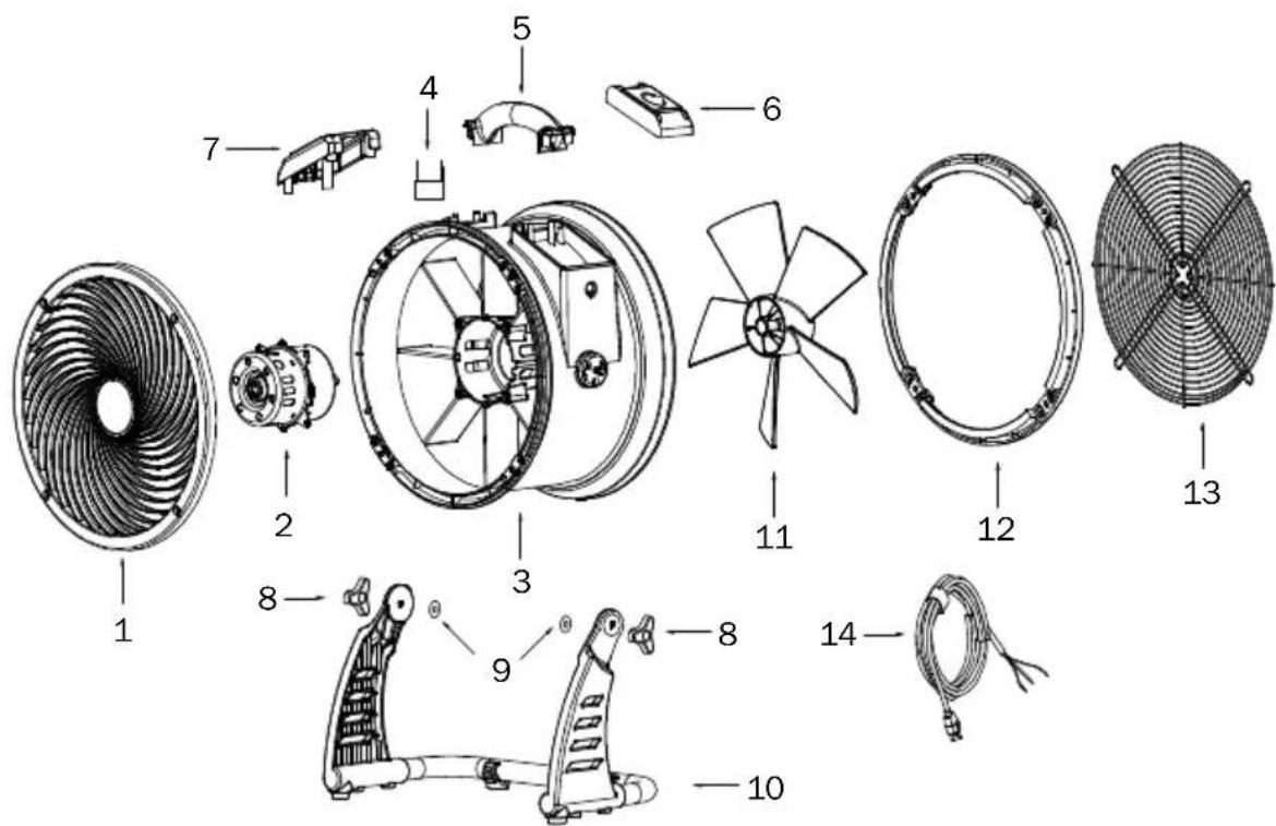 XPower FC300 - Parts Description - 1