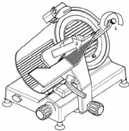 Berkel 827EPLUS - Disassembling the Meat Pusher - 2