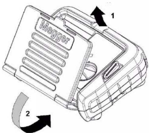 Megger LTW425 - Ouverture/fermeture du couvercle - 1