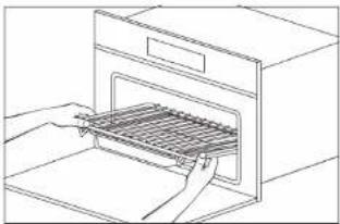 HAIER Series 6 HWO45NB6T0B2 - ASSEMBLING AND DISASSEMBLING THE FLAT GRILL - 4