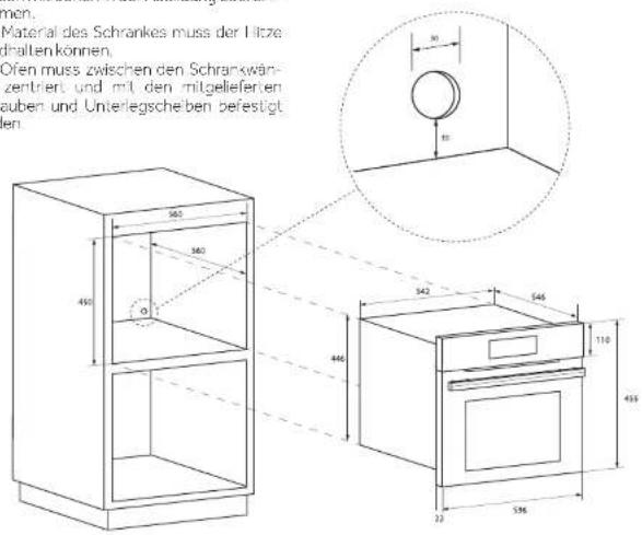 HAIER Series 6 HWO45NB6T0B2 - EINBAU DES OFENS IN DIE KÜCHENZEILE - 1