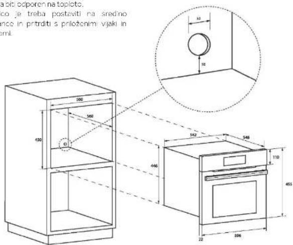 HAIER Series 6 HWO45NB6T0B2 - NAMESTITEV PEČICE POD PULT - 1
