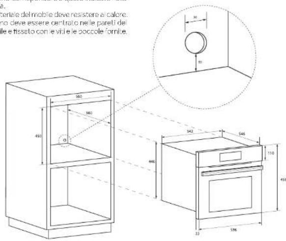 HAIER Series 6 HWO45NB6T0B2 - INSTALLAZIONE DEL FORNO SUL PIANO DI CUCINA - 1