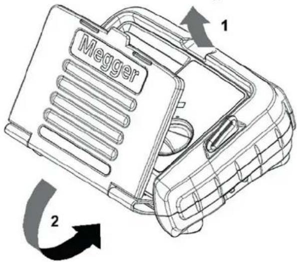 Megger LT300 - Ouverture/fermeture du couvercle - 1