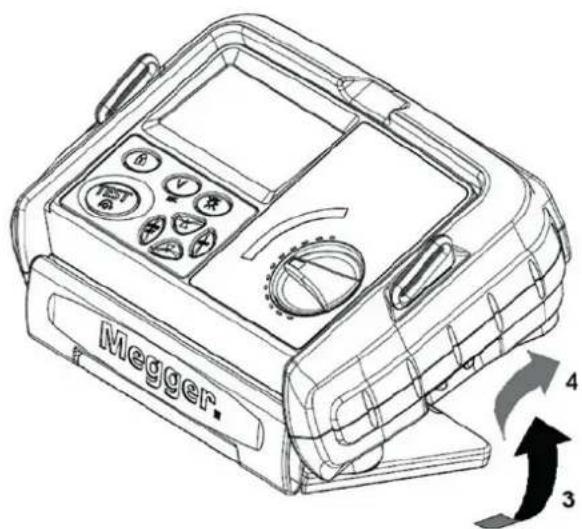 Megger LT300 - Ouverture/fermeture du couvercle - 2
