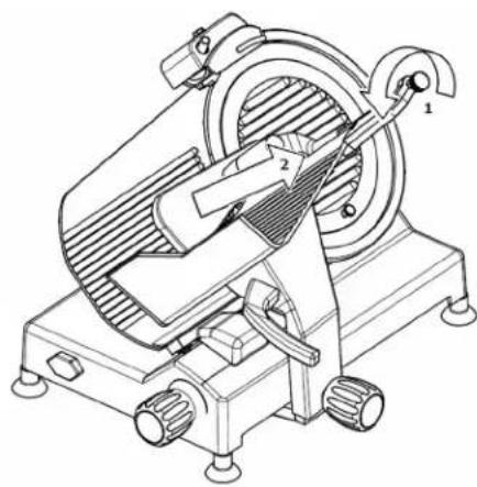 Berkel B10SLC - DESENSAMBLAJE DE LA MÁQUINA PARA SU LIMPIEZA - 2