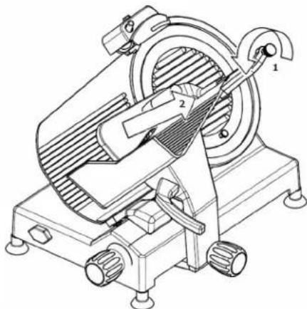 Berkel B9SLC - LAME ROTATIVE TRÈS TRANCHANTE - 1