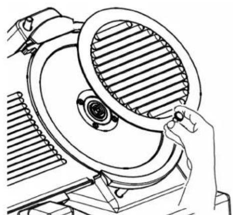 Berkel B12ASLC - Remontage de la plaque couvre-lame - 1