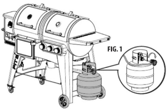Pit Boss Navigator - GAS CYLINDER REQUIREMENTS - 1