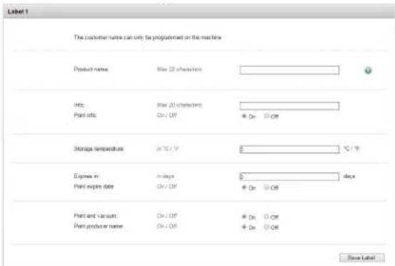 Vollrath VPP16 - Creardatosdeetiquetas - 2