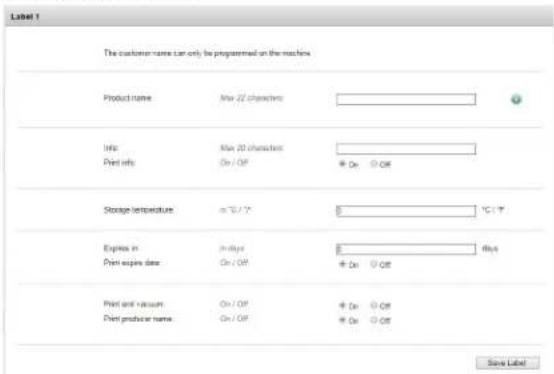 Vollrath VPP16 - CreateLabelData - 2