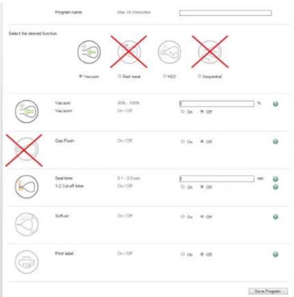 Vollrath VPP16 - Créationdeprogrammes - 2
