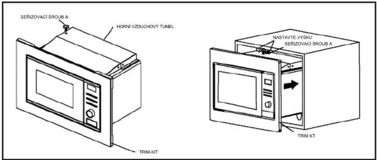 CANDY MICG20GDFB - Instalace trouby - 1