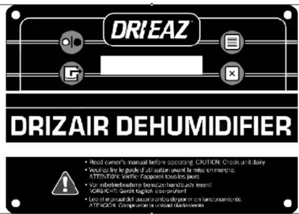 Dri Eaz HEPA 1200 - Cómo usar el panel de control - 1