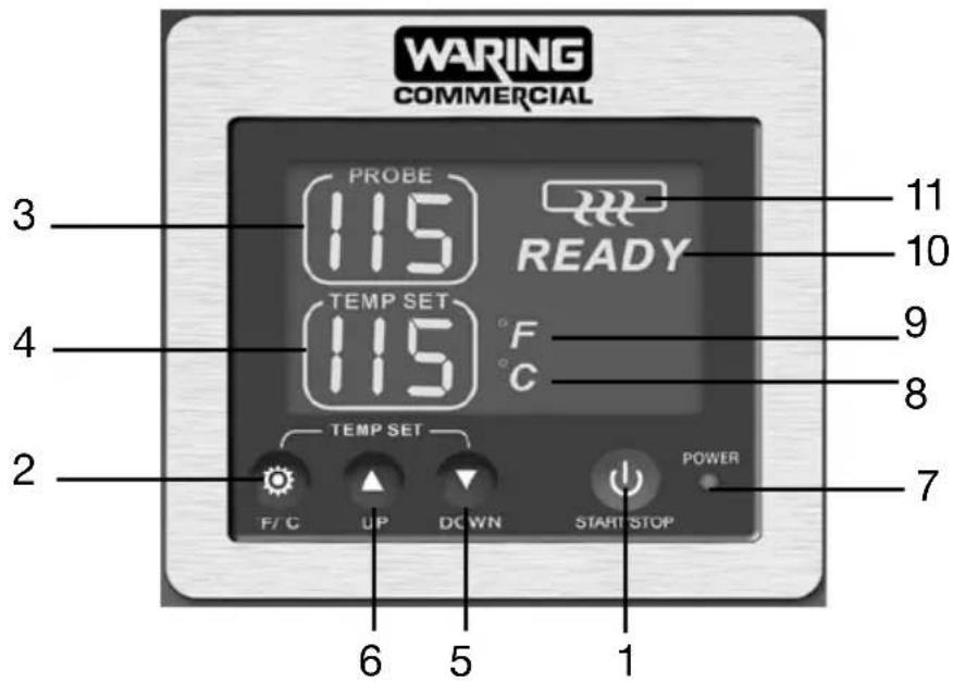 Waring Commercial WCM6 - PARTS AND FEATURES - 2