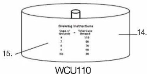 Waring Commercial WCU30 - PIÉCES - 4