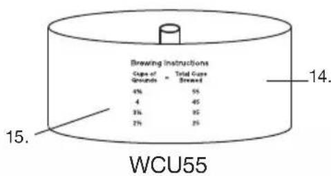 Waring Commercial WCU30 - PIEZAS - 3