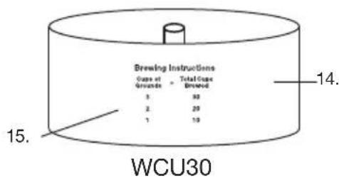 Waring Commercial WCU30 - PARTS - 2