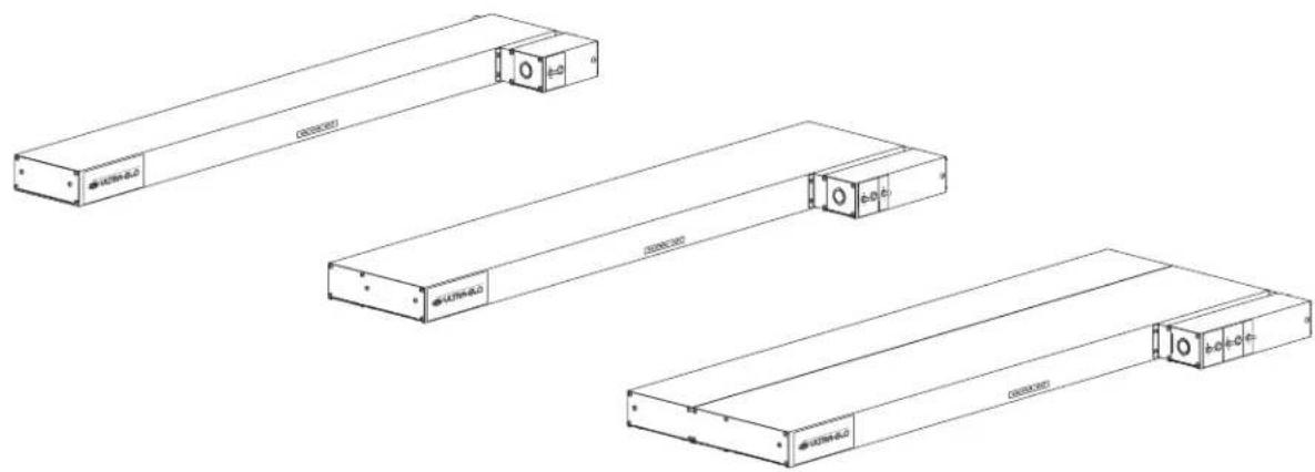 Hatco UltraGlo UGAL54D - Ceramic Infrared Strip Heaters Rampes chauffantes en céramique à infrarouge - 1