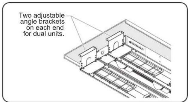Hatco UltraGlo UGAL54D - Adjustable Angle Bracket Mounting - 2