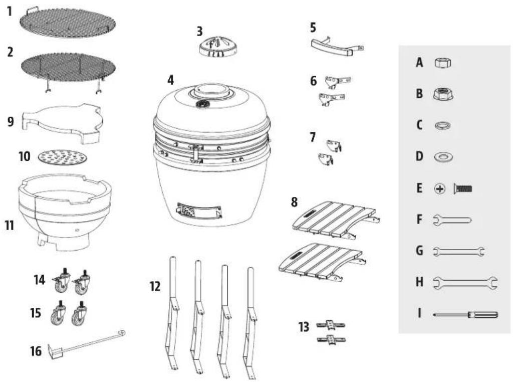 Pit Boss PBK24 - PARTS &amp; SPECS - 1