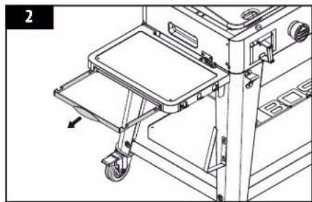 Pit Boss PB4BGD2 - USING THE TRASH BAG HOLDER - 2
