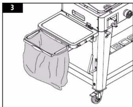 Pit Boss PB4BGD2 - USING THE TRASH BAG HOLDER - 3