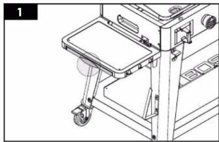 Pit Boss PB4BGD2 - USING THE TRASH BAG HOLDER - 1