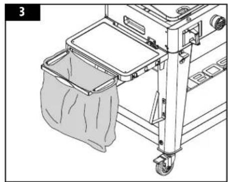 Pit Boss PB4BGD2 - UTILISANT LE SUPPORT DE SAC DE POUBELLE - 2