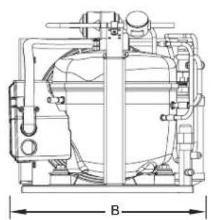 Hatco CWBX4 - Dimensions — Condensing Unit (CWBR and CWBR-S Models only) - 2