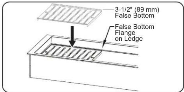 Hatco IWB1 - 3-1/2" (89 mm) False Bottom - 1