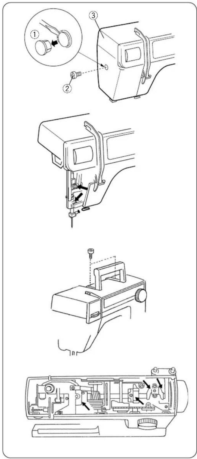 ELNA HD1000 - - Remontage de la navette - 1