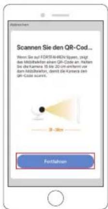 Scannen Sie den QR-Cod... Wenn Sie auf FORTHARIDEN Speen, jetzt das Mobilitekten einen QR-Code an Haitiam Sie die Kamera 15 bis 20 cm erhöht vor dem Mobilitekten, damit die Kamera den QR-Code score. Fortahan