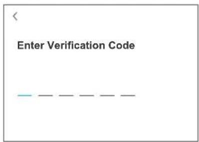 Enter Verification Code
