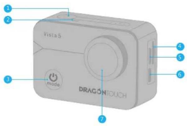 1 2 Vista 5 mode DRAGONTOUCH 3 4 5 6 7