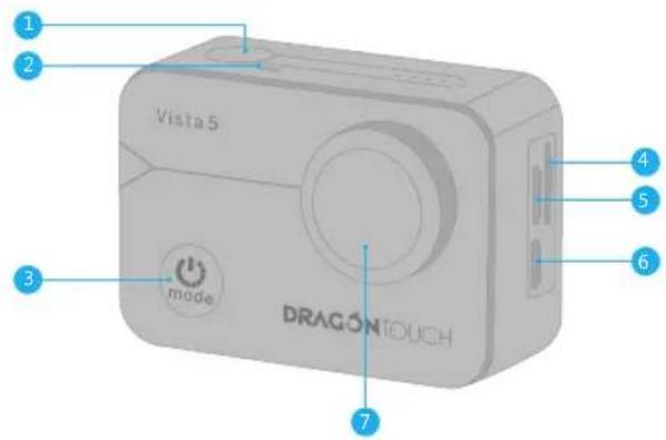 1 2 Vista 5 mode DRAGONTOUCH 4 5 6 7