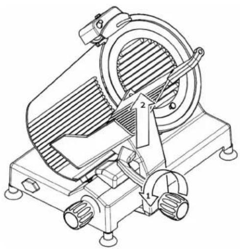 Berkel B12SLC - Disassembling the Product Table - 1