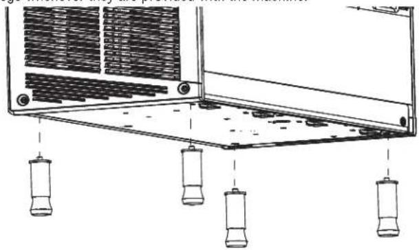 Vollrath 40858 - Attach the Legs (Some Machines) - 1