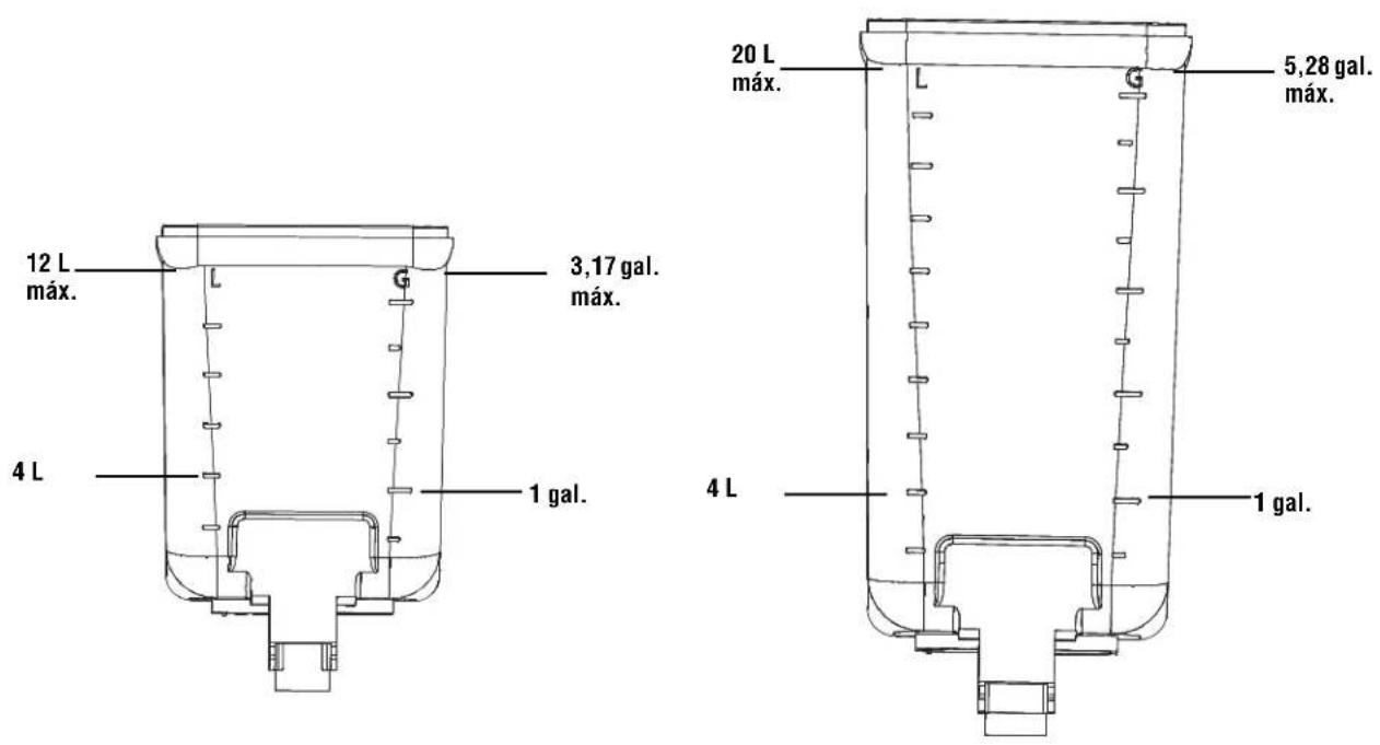 Vollrath 40858 - 3,17 y 5,28 galones (12 y 20 L) (con y sin tapas y paneles iluminados) - 7