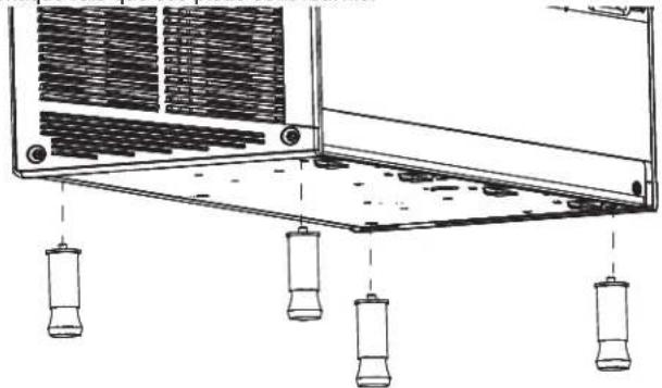Vollrath 40858 - Fixation des pieds (certains modèles) - 1
