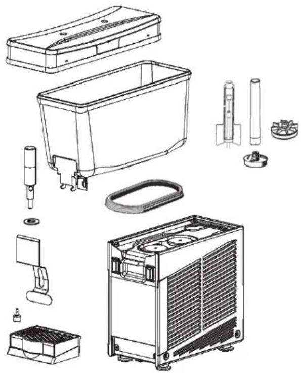 Vollrath 40858 - Clean and the Components - 2