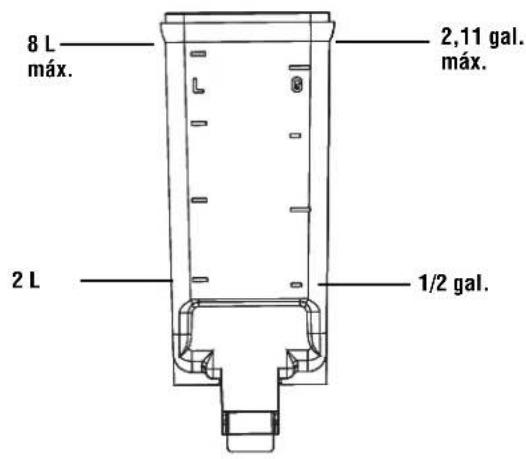 Vollrath 40858 - 3,17 y 5,28 galones (12 y 20 L) (con y sin tapas y paneles iluminados) - 6