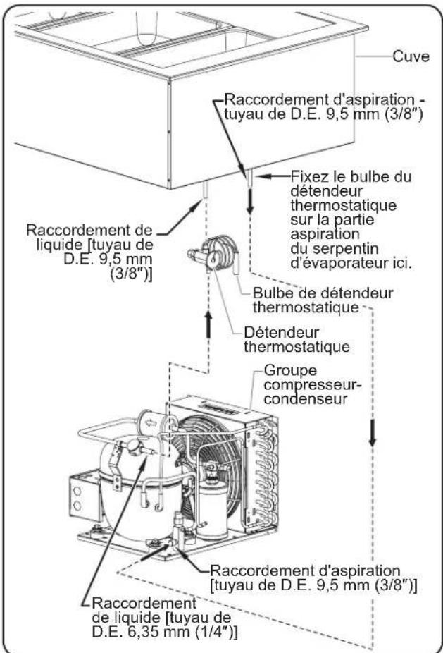 Hatco CWBRS4 - Raccordement des composants - 1