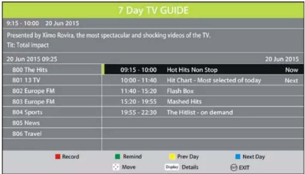 JVC LT32FD100 - Electronic Program Guide (EPG) - 1