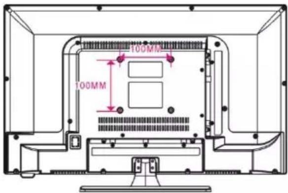 JVC LT32FD100 - Montagem numa parede - 1